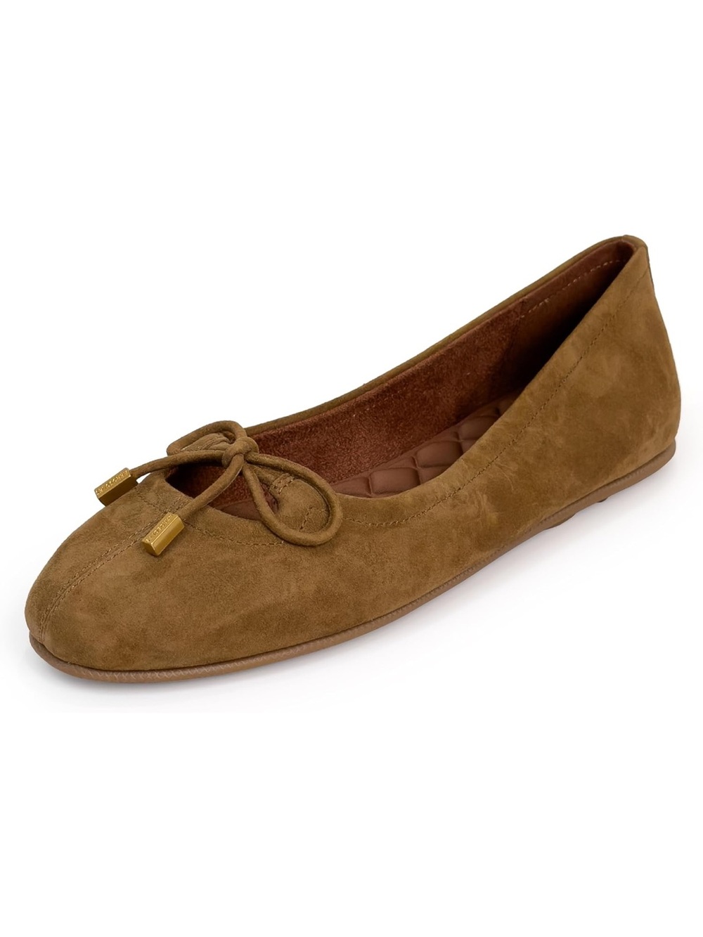 Aerosoles Perle Brown Suede Ballet Flat